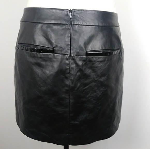Kora rae checkmate leather mini skirt - Picture 3 of 8